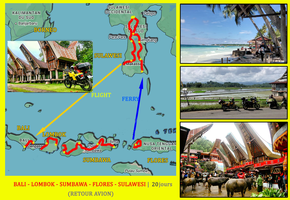 voyage moto a Sulawesi en 2027