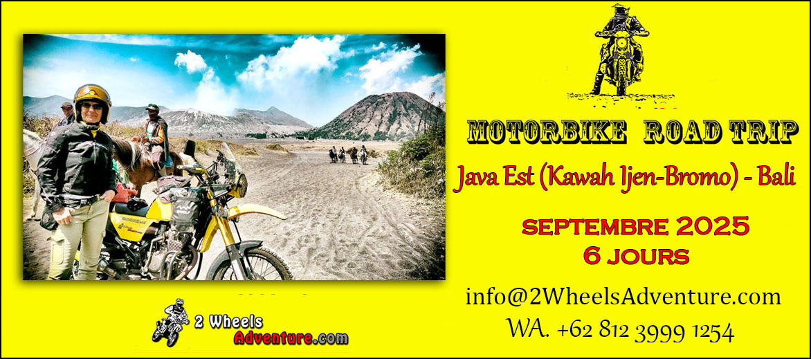 voyage moto Sulawesi Moluques Java