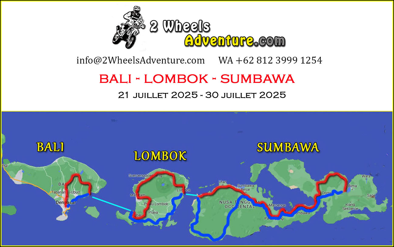 voyage moto Lombok Sumbawa
