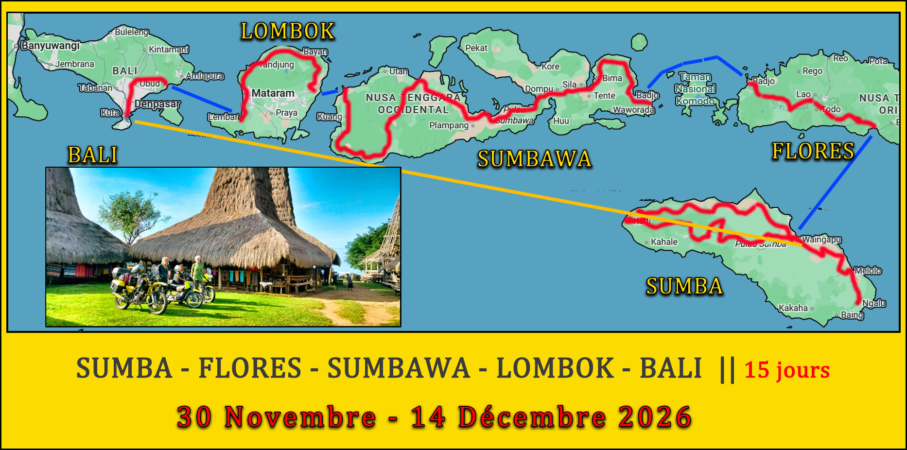voyage moto timor oriental